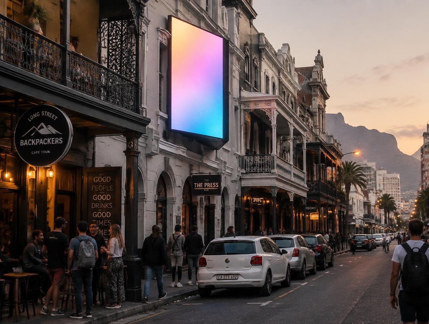 Long Street Digital digital billboard