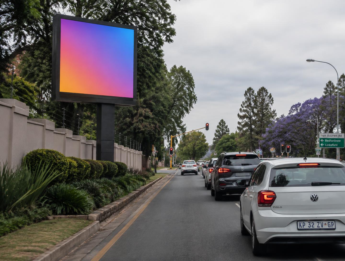 Van Buuren Road Digital digital billboard